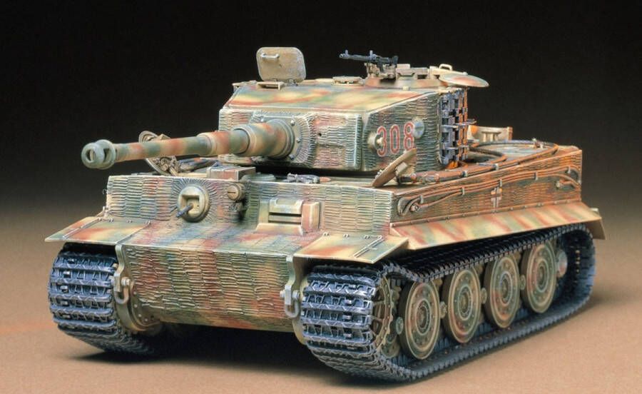 Tamiya German Heavy Tiger I Late Version + Ammo by Mig lijm
