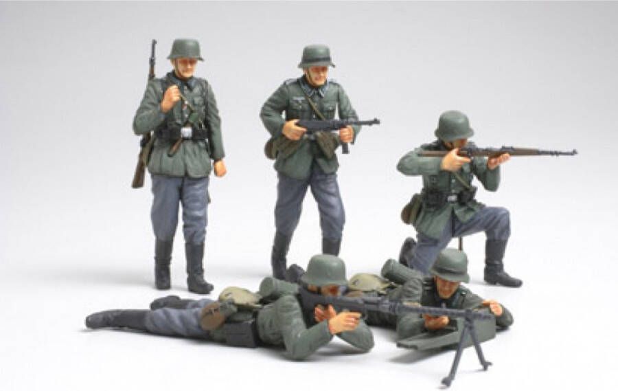 Tamiya German Infantry Set (French Campaign) + Ammo by Mig lijm