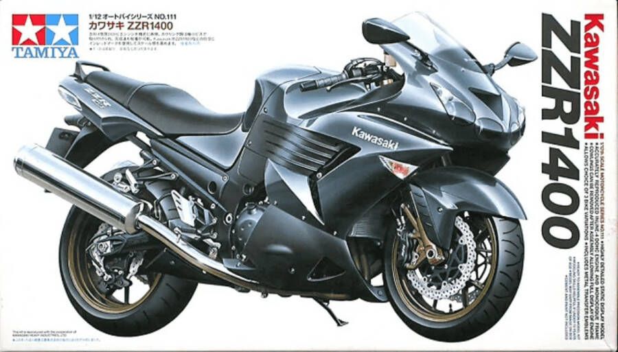 Tamiya Kawasaki ZZR 1400 modelbouw pakket 14111 1:12