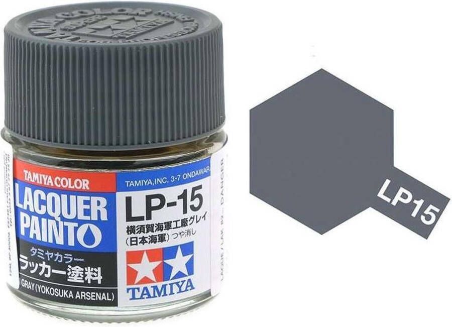 Tamiya LP-15 IJN Grey Yokosuk A. Matt Lacquer Paint 10ml Verf potje