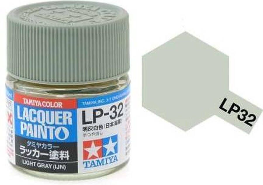 Tamiya LP-32 Light Grey IJN Matt Lacquer Paint 10ml Verf potje