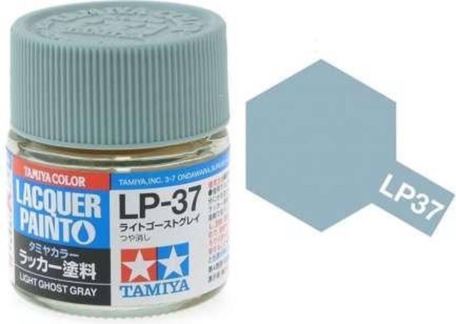 Tamiya LP-37 Light Ghost Grey Matt Lacquer Paint 10ml Verf potje