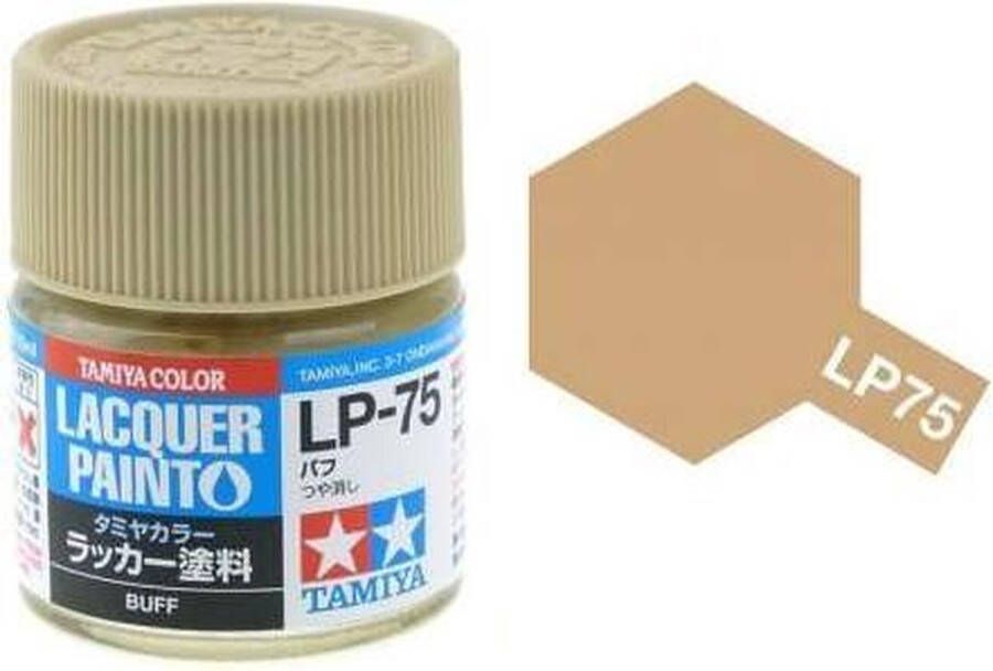 Tamiya LP-75 Buff Matt Lacquer Paint 10ml Verf potje