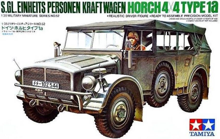 Tamiya Modelbouwpakket Horch 4x4 Type 1A