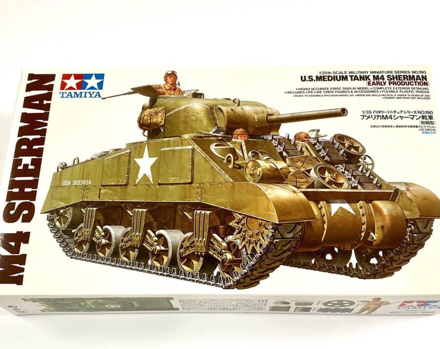 Tamiya Modelbouwpakket M4 Sherman Tank