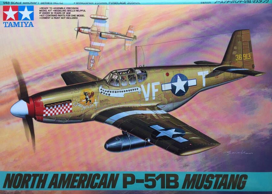 Tamiya North American P-51B Mustang™ + Ammo by Mig lijm