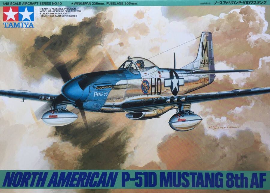 Tamiya North American P-51D Mustang™ 8th Air Force + Ammo by Mig lijm