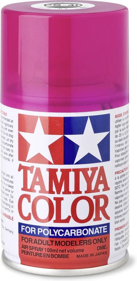 Tamiya Ps-40 Translucent Pink 100ml TAM86040