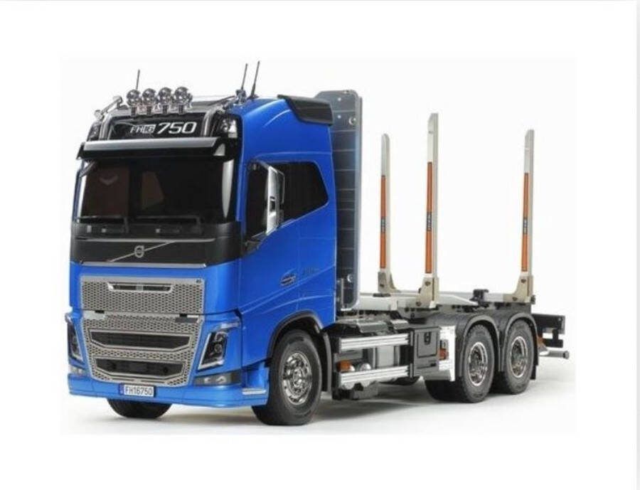 Tamiya RC vrachtwagen 23805 1 14 R C Volvo FH16 Globetrotter 750 6x4 Timber Truck (Factory Finished)
