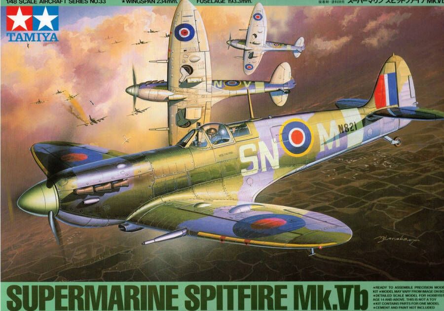 Tamiya Supermarine Spitfire Mk.Vb + Ammo by Mig lijm