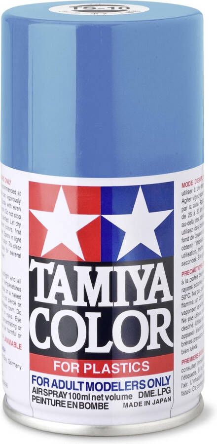 Tamiya TS-10 French Blue Gloss Acryl Spray 100ml Verf spuitbus