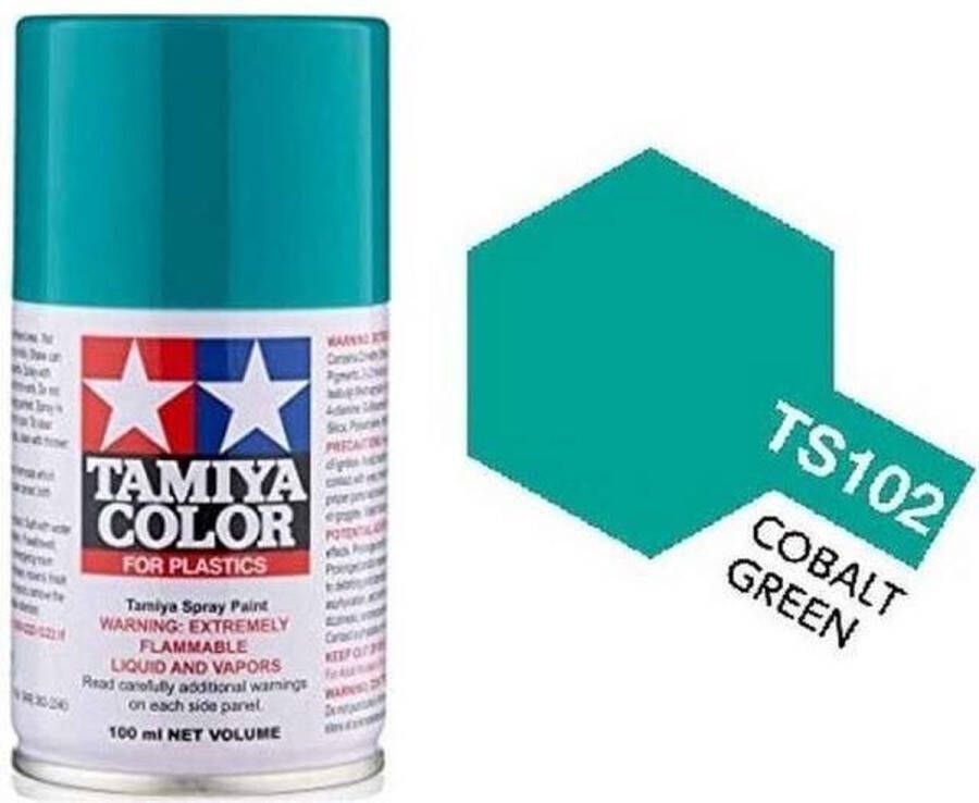 Tamiya TS-102 Cobalt Green Gloss Acryl Spray 100ml Verf spuitbus