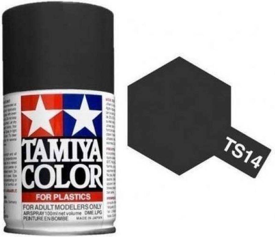 Tamiya TS-14 Black Gloss Acryl Spray 100ml Verf spuitbus