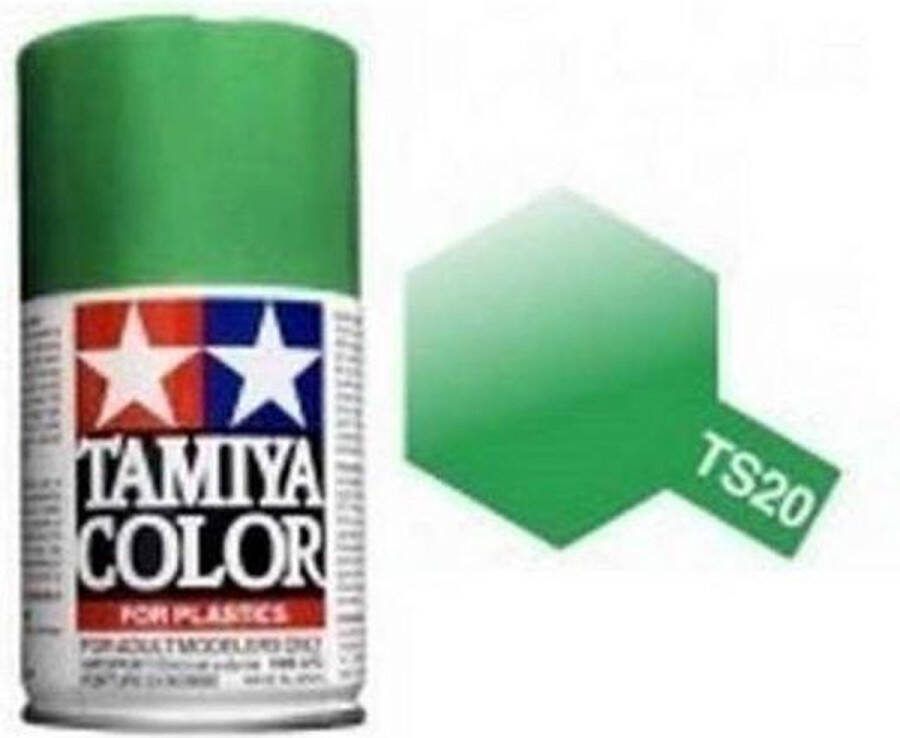 Tamiya TS-20 Green Metallic Gloss Acryl Spray 100ml Verf spuitbus