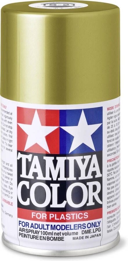 Tamiya TS-21 Gold Gloss Acryl Spray 100ml Verf spuitbus