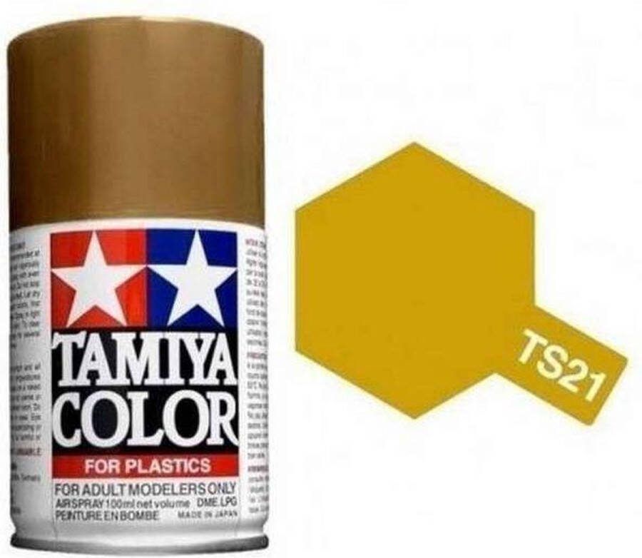 Tamiya TS-21 Gold Gloss Acryl Spray 100ml Verf spuitbus