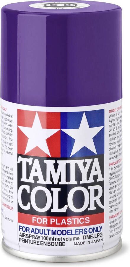 Tamiya TS-24 Purple Gloss Acryl Spray 100ml Verf spuitbus