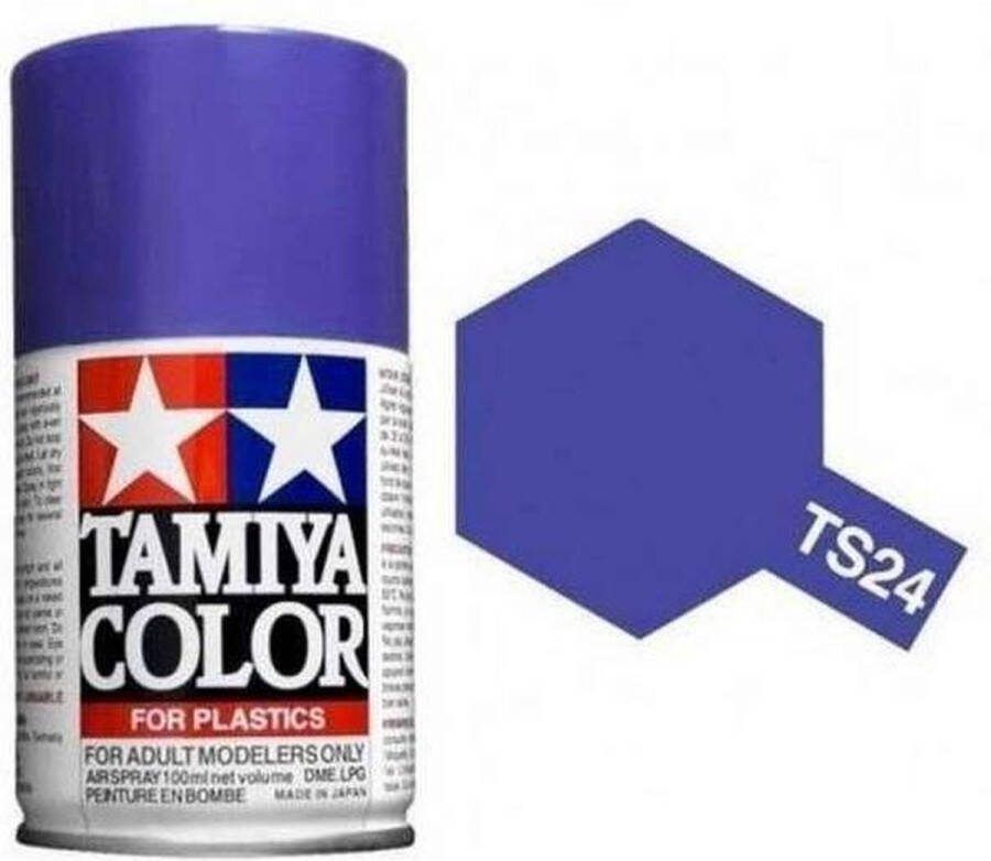 Tamiya TS-24 Purple Gloss Acryl Spray 100ml Verf spuitbus