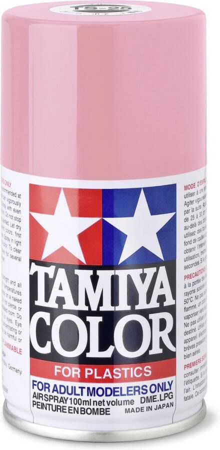 Tamiya TS-25 Pink Gloss Acryl Spray 100ml Verf spuitbus