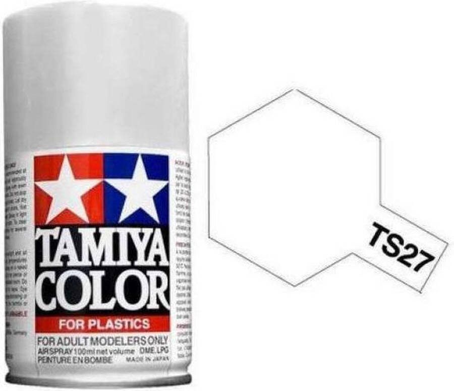 Tamiya TS-27 White Matt Acryl Spray 100ml Verf spuitbus
