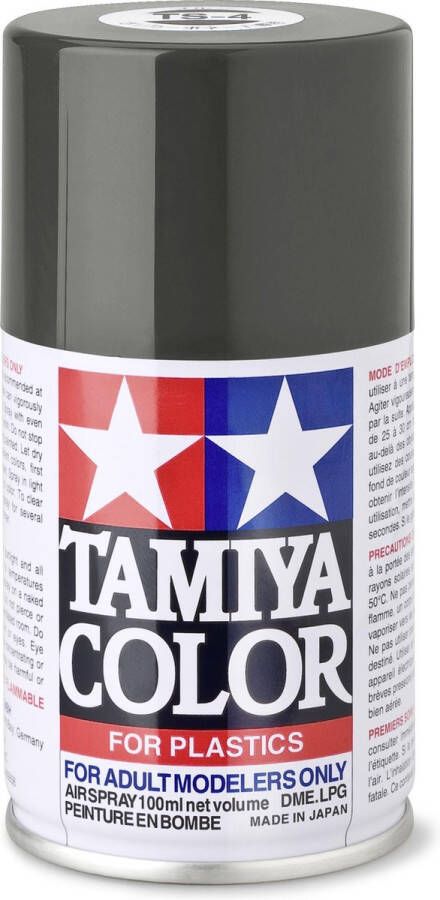 Tamiya TS-4 German Grey Matt Acryl Spray 100ml Verf spuitbus