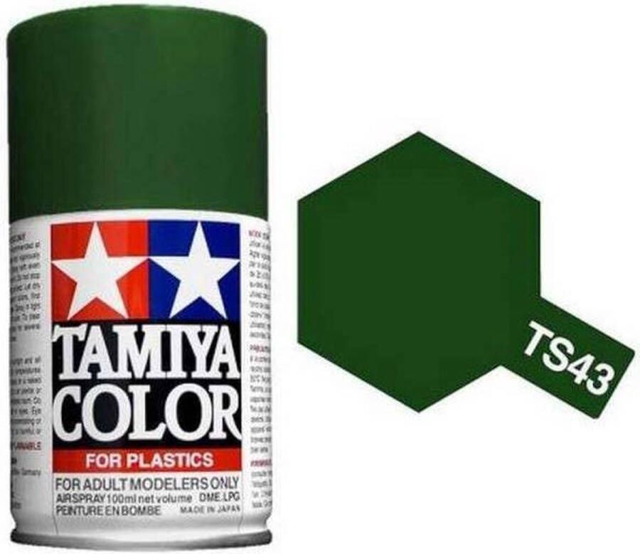 Tamiya TS-43 Racing Green Gloss Acryl Spray 100ml Verf spuitbus