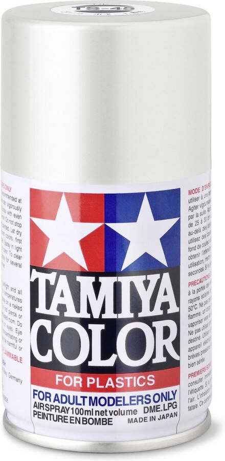 Tamiya TS-45 Pearl White Gloss Acryl Spray 100ml Verf spuitbus