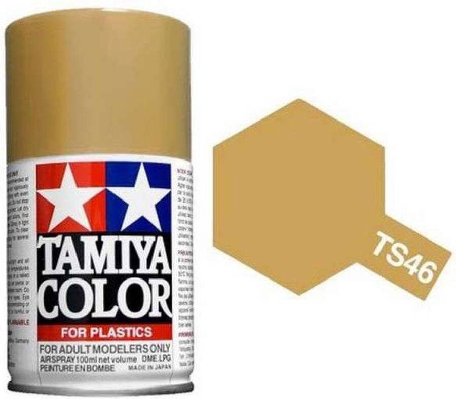 Tamiya TS-46 Light Sand Matt Acryl Spray 100ml Verf spuitbus
