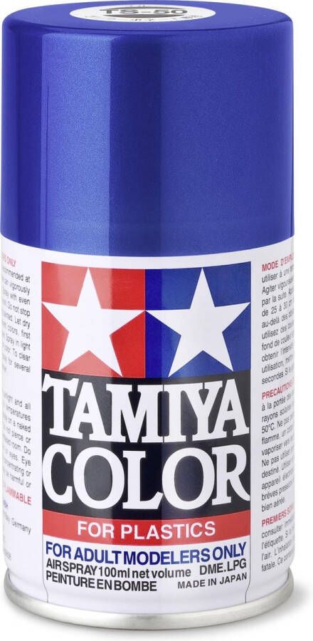 Tamiya TS-50 Mica Blue Gloss Acryl Spray 100ml Verf spuitbus