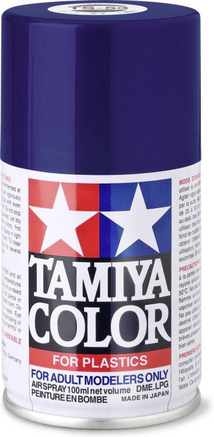 Tamiya TS-53 Deep Blue Metallic Gloss Acryl Spray 100ml Verf spuitbus