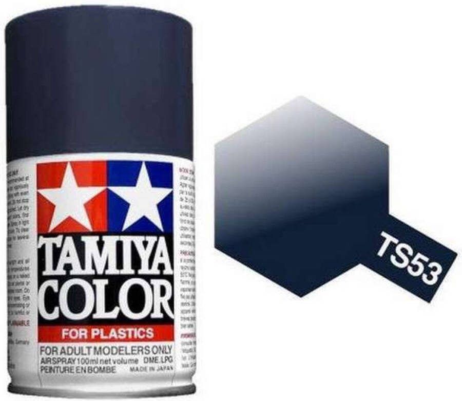 Tamiya TS-53 Deep Blue Metallic Gloss Acryl Spray 100ml Verf spuitbus