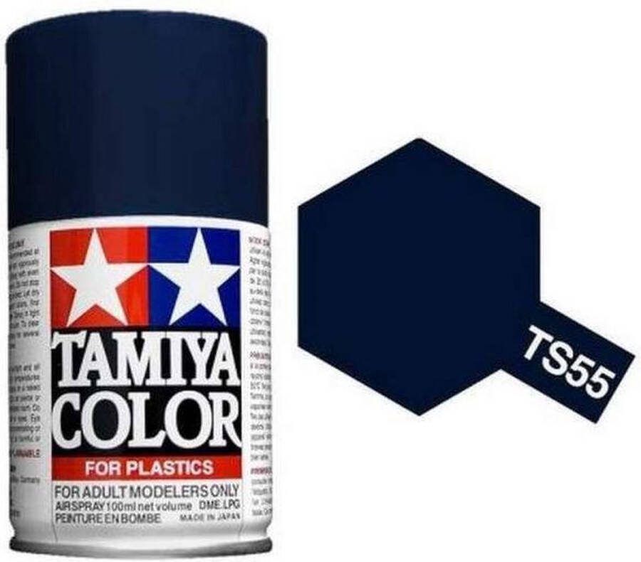 Tamiya TS-55 Dark Blue Gloss Acryl Spray 100ml Verf spuitbus