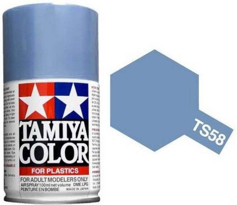 Tamiya TS-58 Pearl Light Blue Gloss Acryl Spray 100ml Verf spuitbus