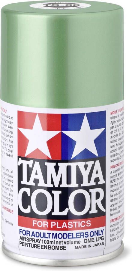 Tamiya TS-60 Pearl Green Gloss Acryl Spray 100ml Verf spuitbus