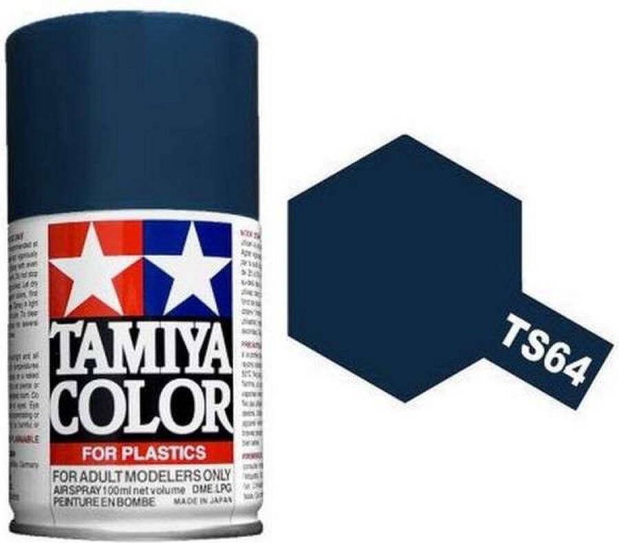 Tamiya TS-64 Dark Mica Blue Gloss Acryl Spray 100ml Verf spuitbus