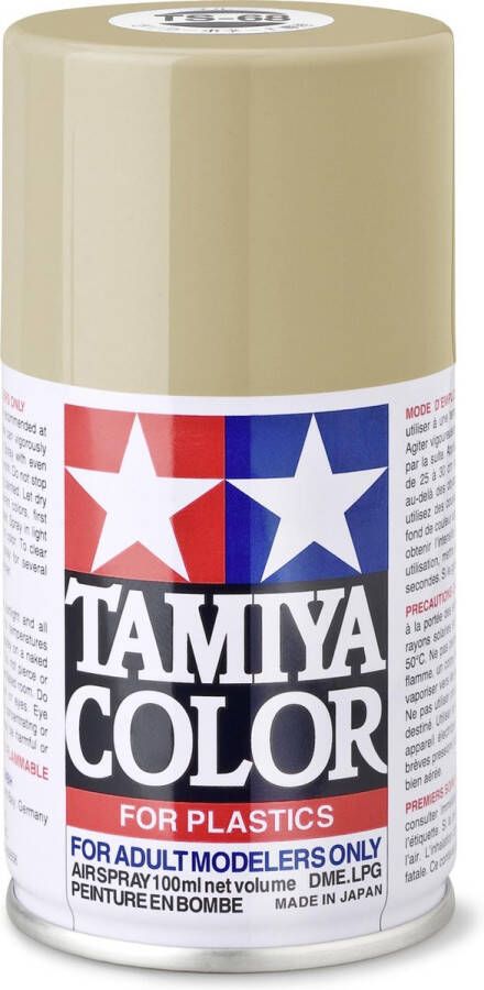 Tamiya TS-68 Wooden Deck Tan Light Brown Matt Acryl Spray 100ml Verf spuitbus