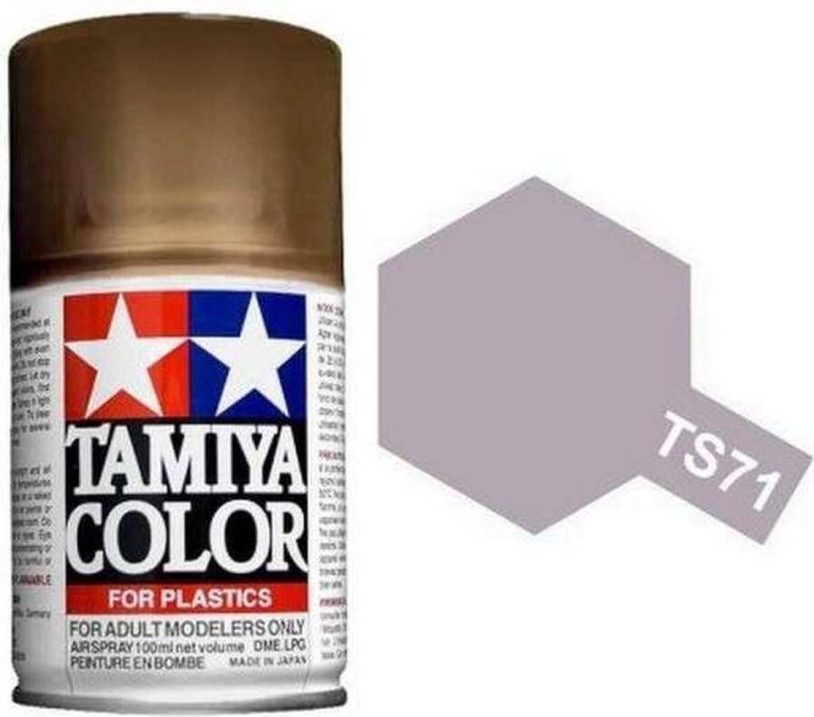 Tamiya TS-71 Clear Smoke Transparent Gloss Acryl Spray 100ml Verf spuitbus