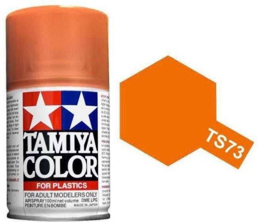 Tamiya TS-73 Clear Orange Transparent Gloss Acryl Spray 100ml Verf spuitbus