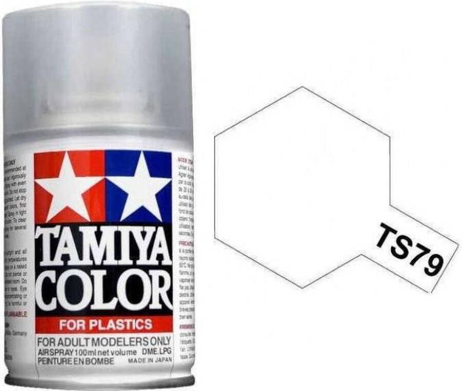 Tamiya TS-79 Clear Varnish Satin Acryl Spray 100ml Verf spuitbus