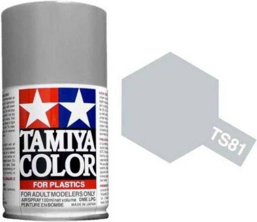 Tamiya TS-81 British Navy Grey Matt Acryl Spray 100ml Verf spuitbus