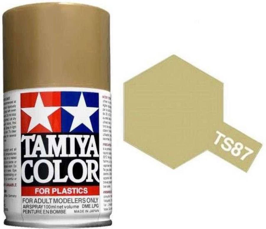 Tamiya TS-87 Titanium Gold Gloss Acryl Spray 100ml Verf spuitbus