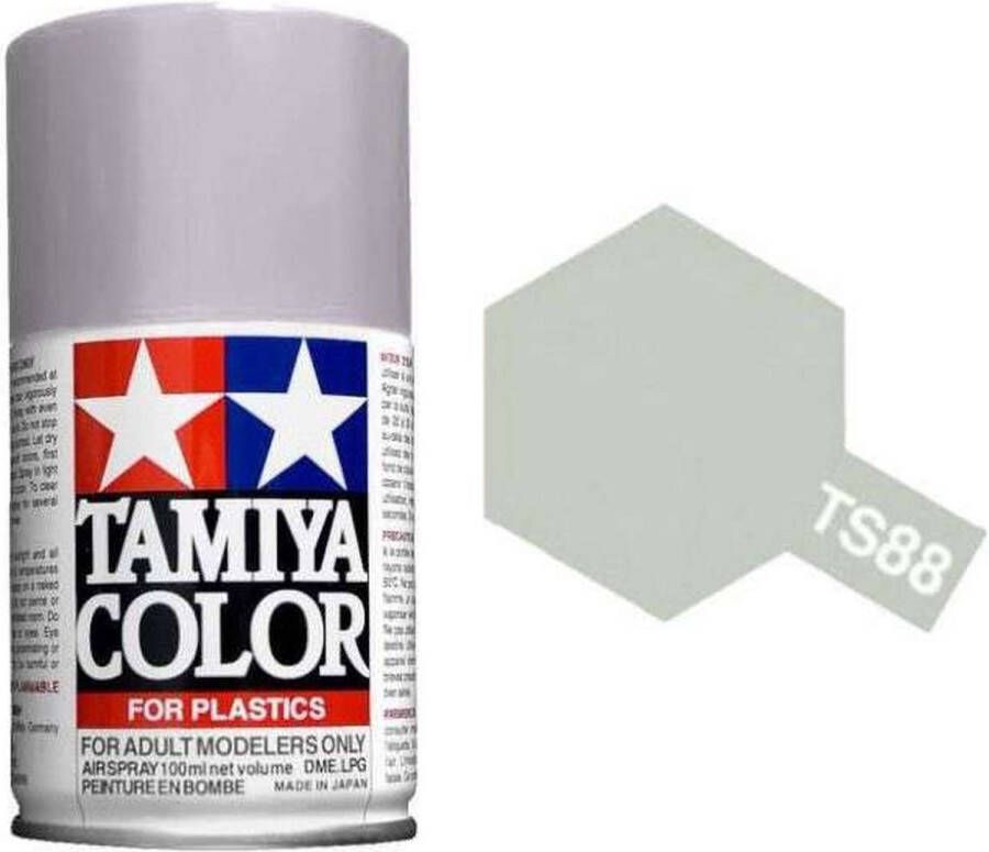 Tamiya TS-88 Titanium Silver Satin Acryl Spray 100ml Verf spuitbus