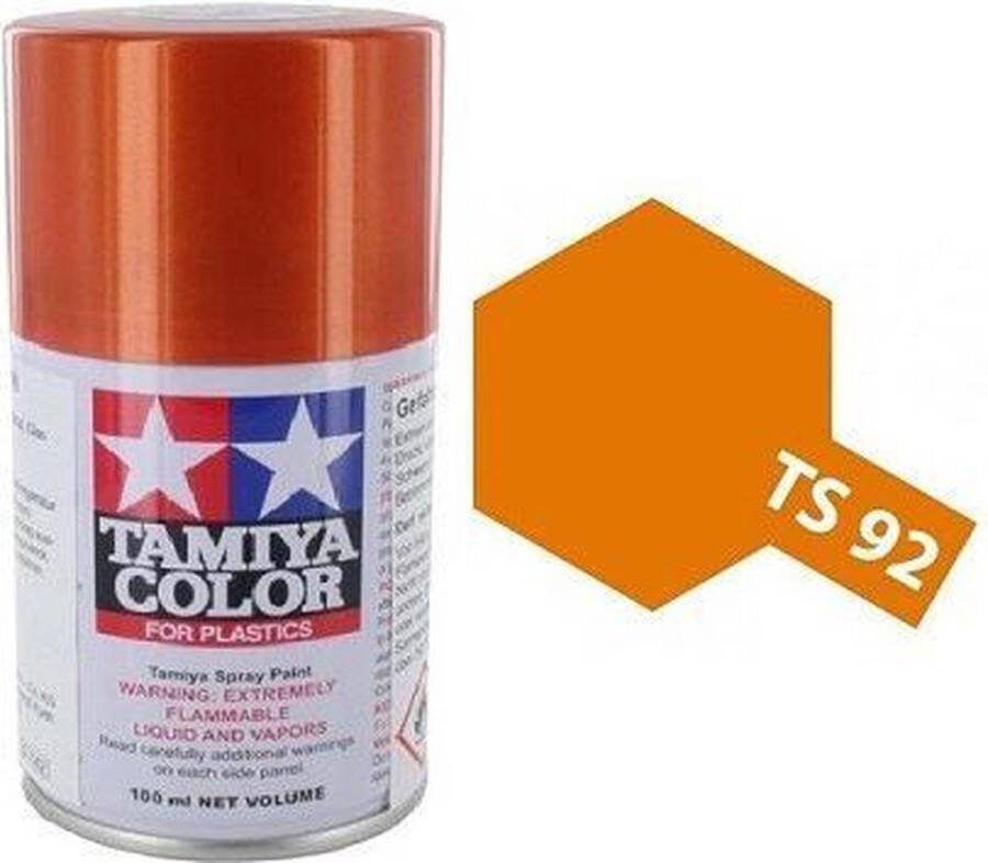 Tamiya TS-92 Orange Metallic Gloss Acryl Spray 100ml Verf spuitbus