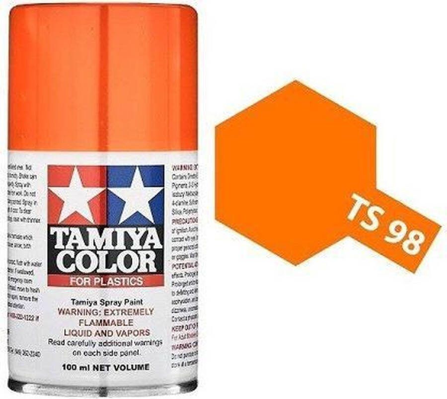 Tamiya TS-98 Pure Orange Gloss Acryl Spray 100ml Verf spuitbus