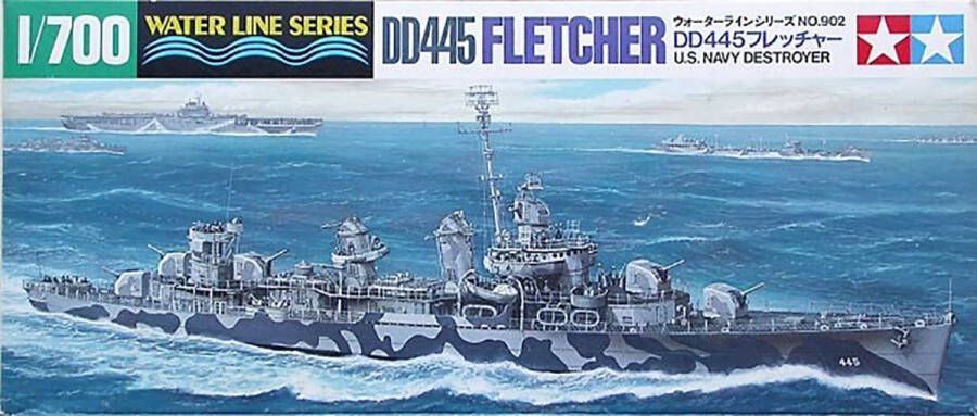 Tamiya U.S. Destroyer DD-445 Fletcher + Ammo by Mig lijm