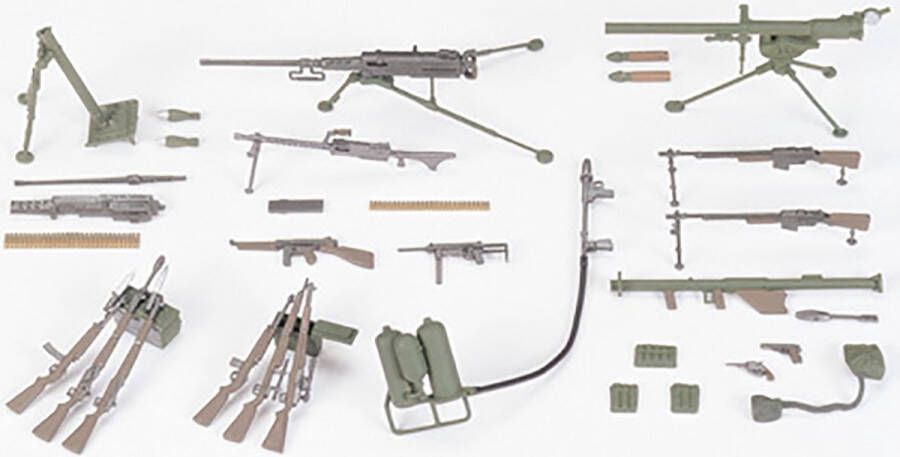 Tamiya U.S. Infantry Weapons Set + Ammo by Mig lijm