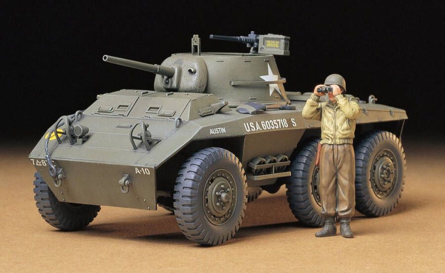 Tamiya U.S. M8 Light Armored Car 'Greyhound' + Ammo by Mig lijm