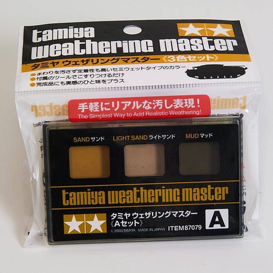 Tamiya Weathering Master incl. applicator A Set Sand Light Sand Mud [#87079]