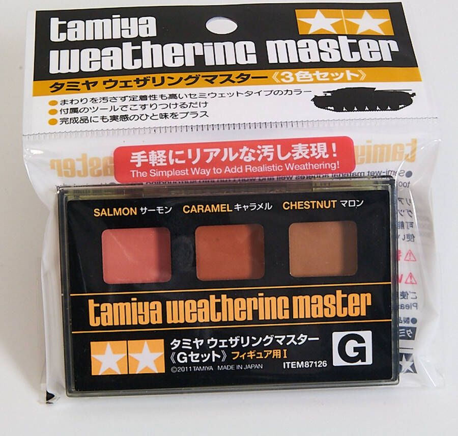 Tamiya Weathering Master incl. applicator G Set Figures I [#87126]