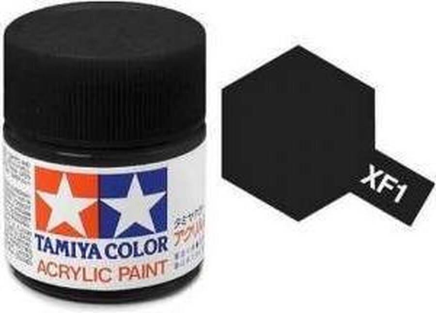 Tamiya XF-1 Black Matt Acryl 23ml Verf potje